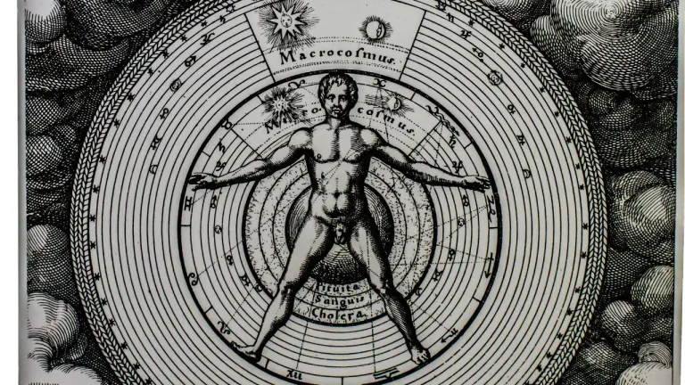 Antropocentrismo frontpage of Utriusque cosmi Historia by Robert Fludd wikicommons