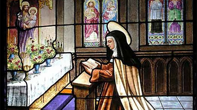 Detail of a window at the Convent of St Teresa in Avila Spain Image Wikipedia