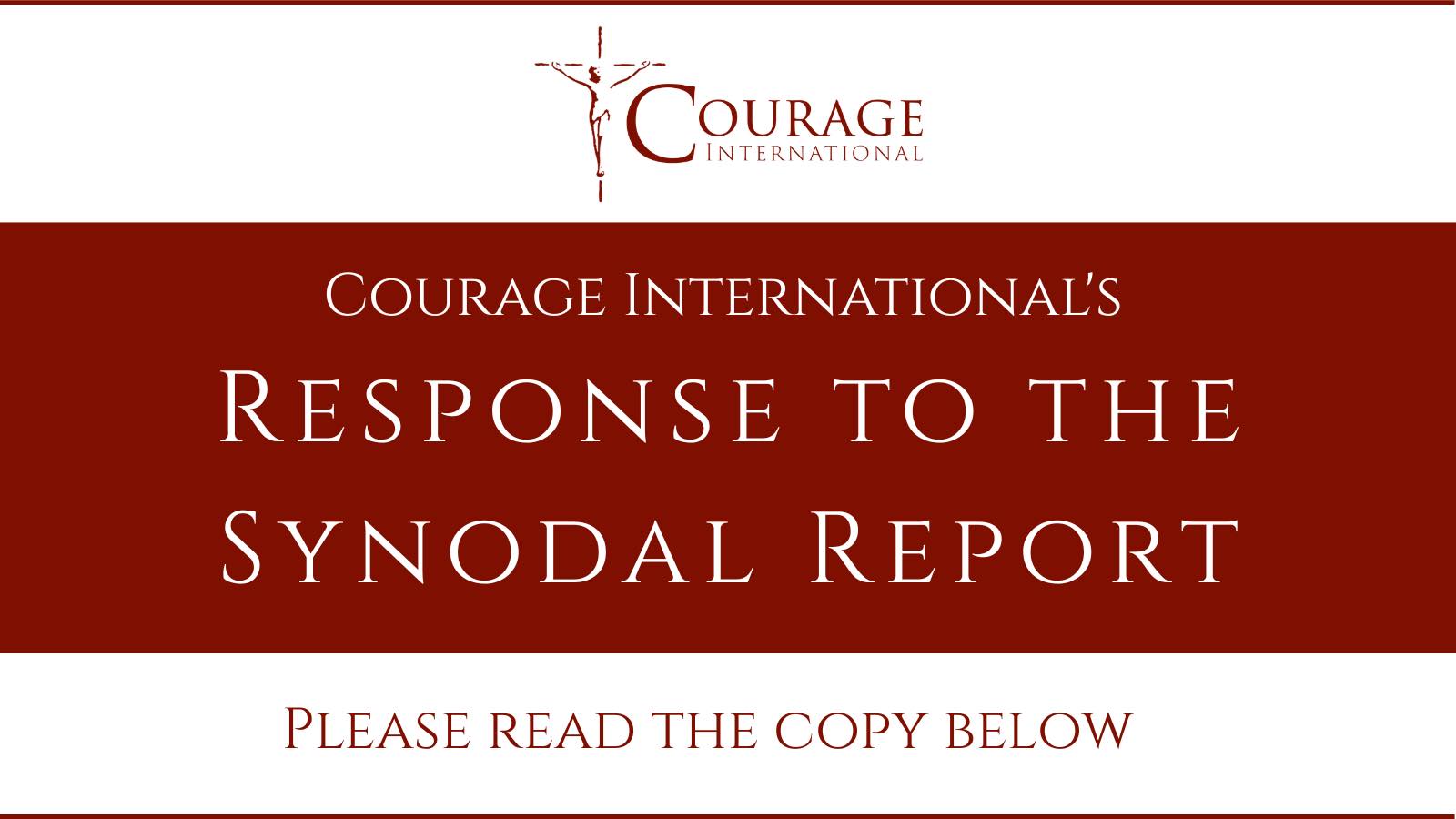 Courage response to Syndal report