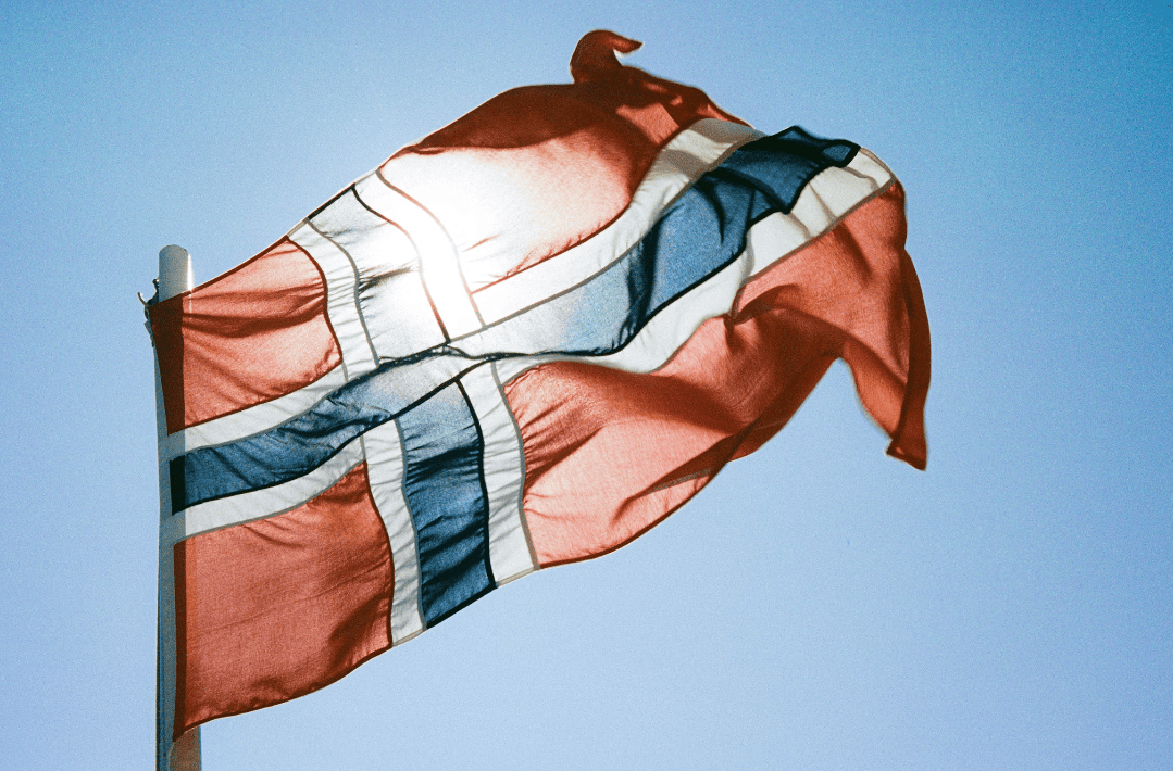 Norway Flag by Maryan Ivasyk