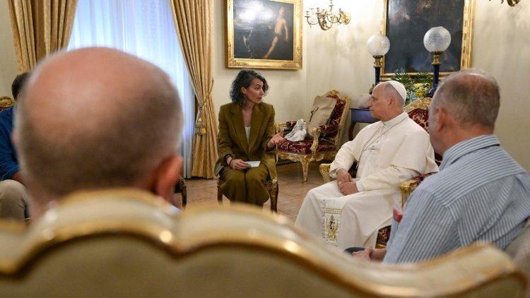 Incontro vittime abusi Madrid nella foto non visibili le vittime Credit Vatican Media