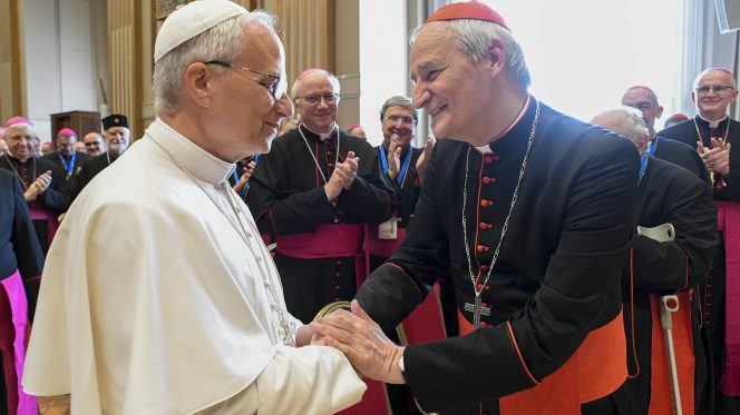 Saluto Papa CEI