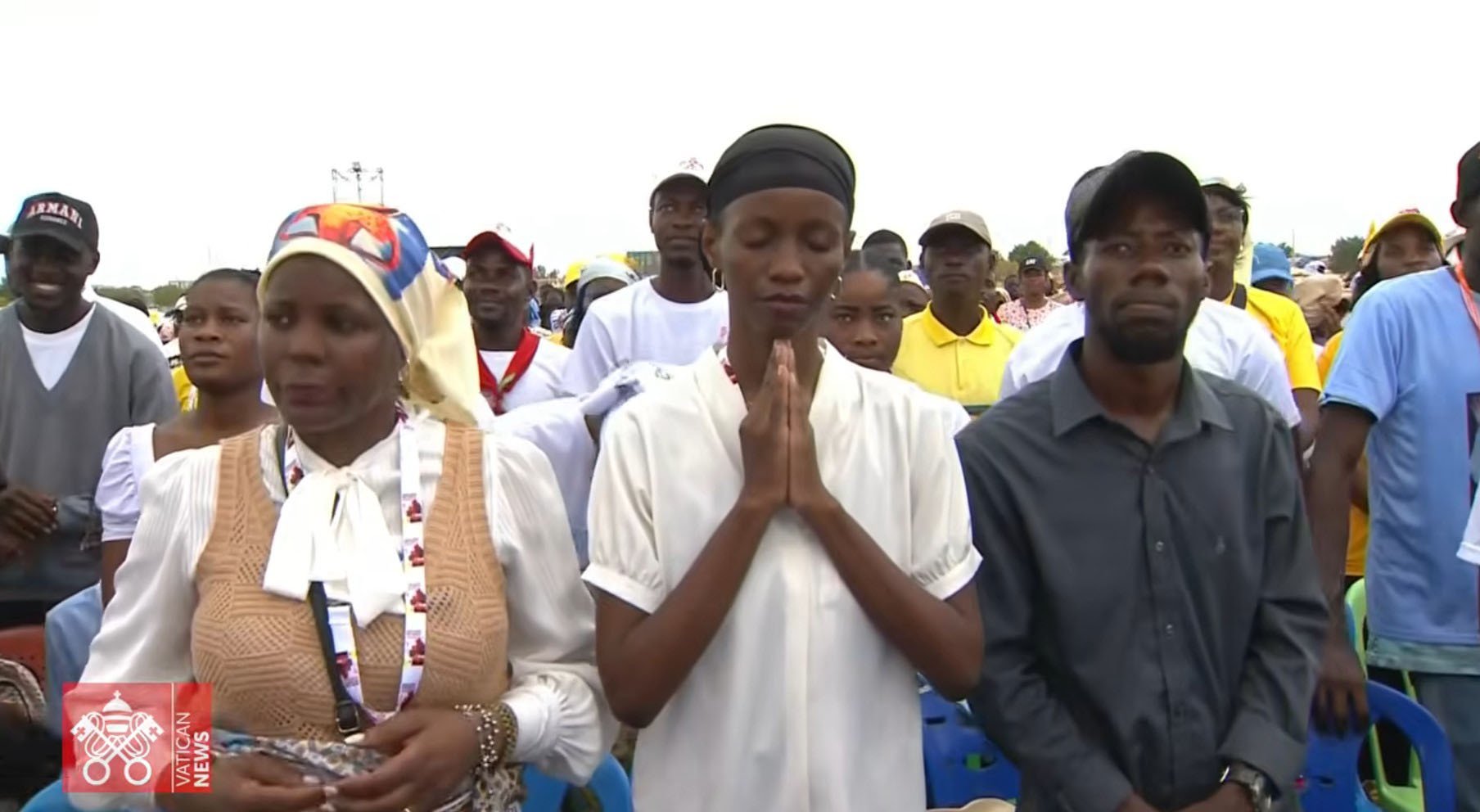 Santa Messa Kilamba screensoht from Video Vatican News
