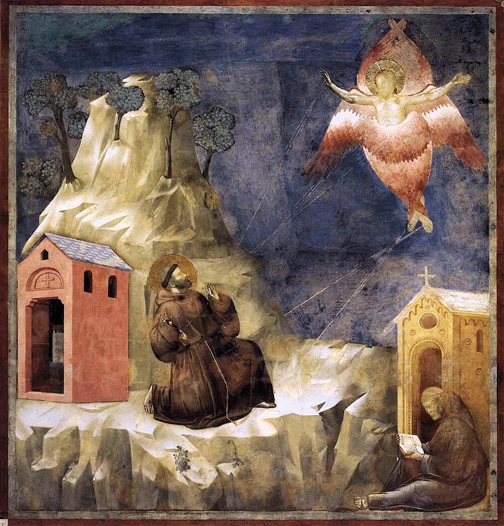 Giotto di Bondone Francesco riceve le stimmate sul Monte della Verna