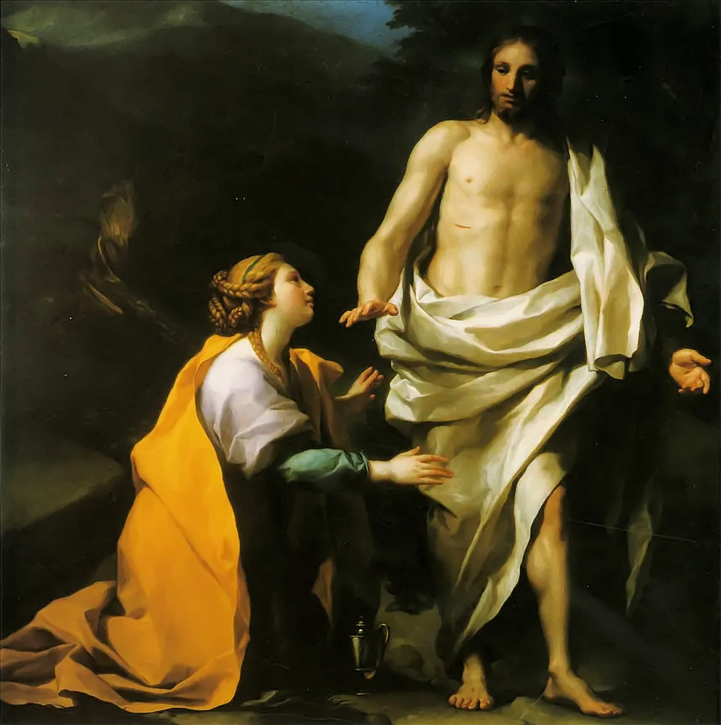 Noli me tangere di Anton Raphael Mengs 1769 Palazzo reale di Madrid