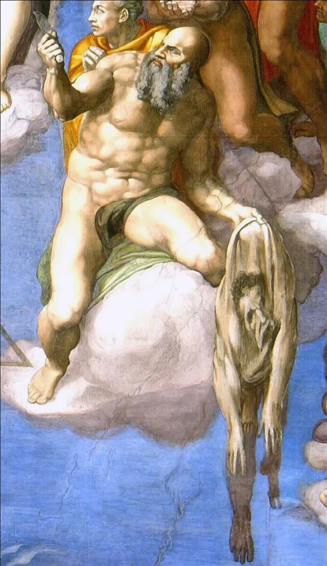 San Bartolomeo particolare Cappella Sistina