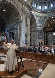 Il Papa saluta i pellegrini olandesi