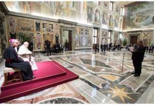 Ludienza del Papa con i Leaders delle isole del Pacifico