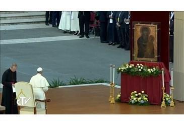 Veglia per il Giubileo Mariano in piazza san Pietro
