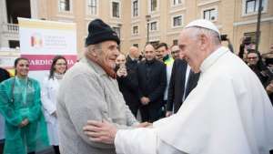 il papa con i suoi maestri