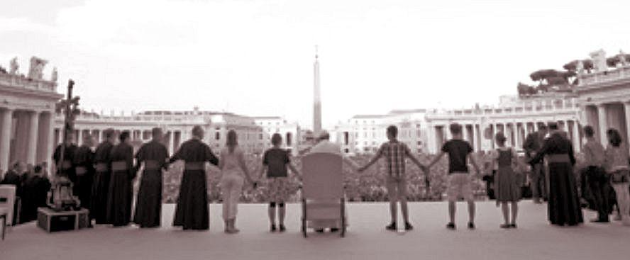 papa e ministranti