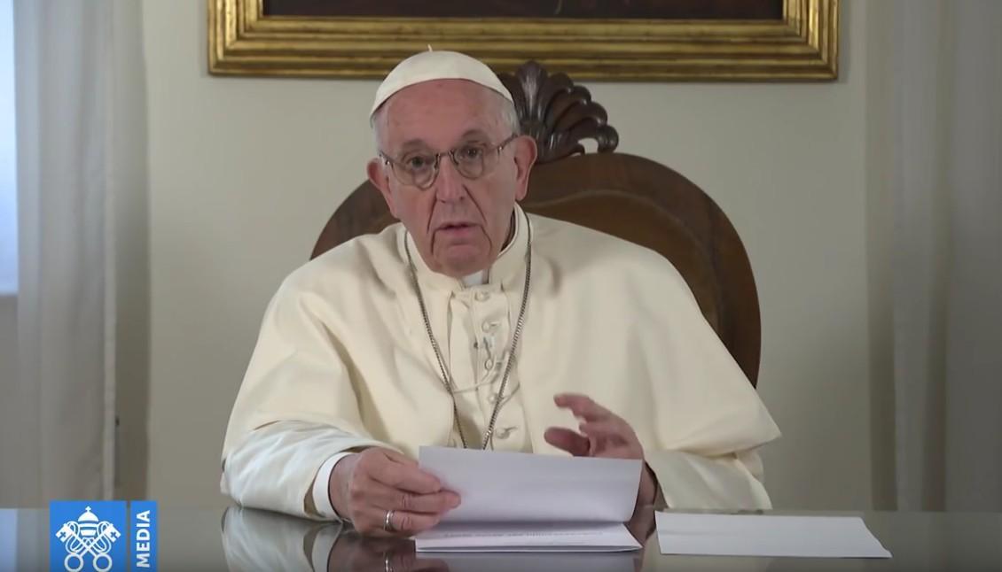 messaggio video papa