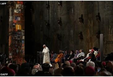 papa Francesco Ground zero