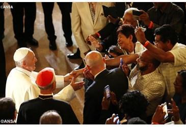papa Francesco NY vespers