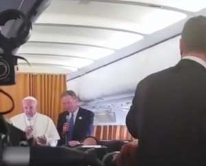 papa fatima aereo andata