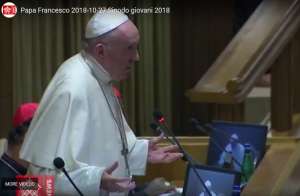 synod 18 intervento a braccio finale del Papa