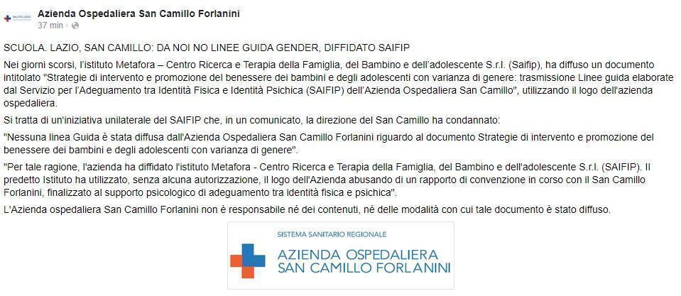 comunicato Forlanini 18 maggio 2021
