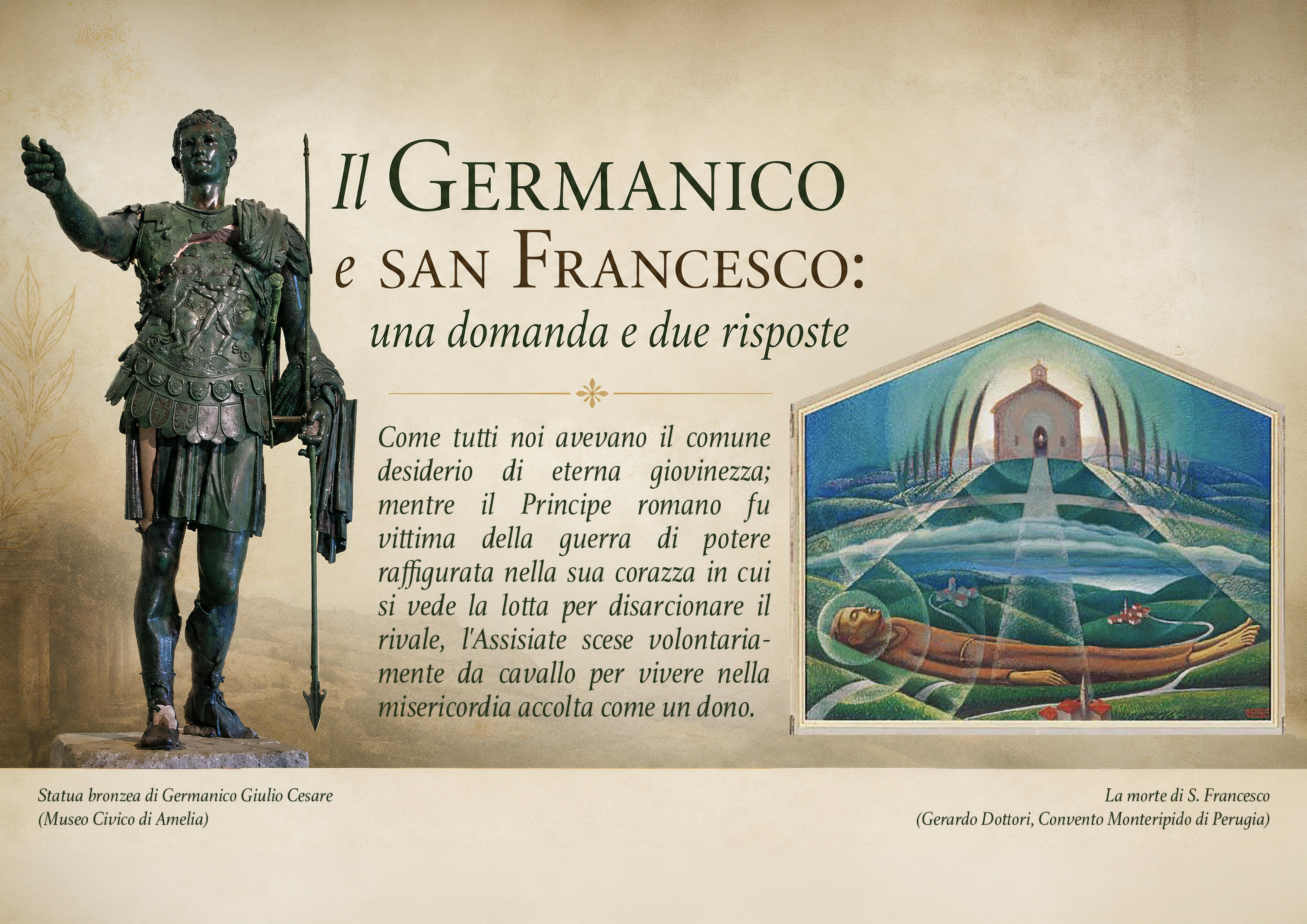il germanico e san Francesco