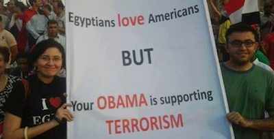 EGYPT People criticizing Obama
