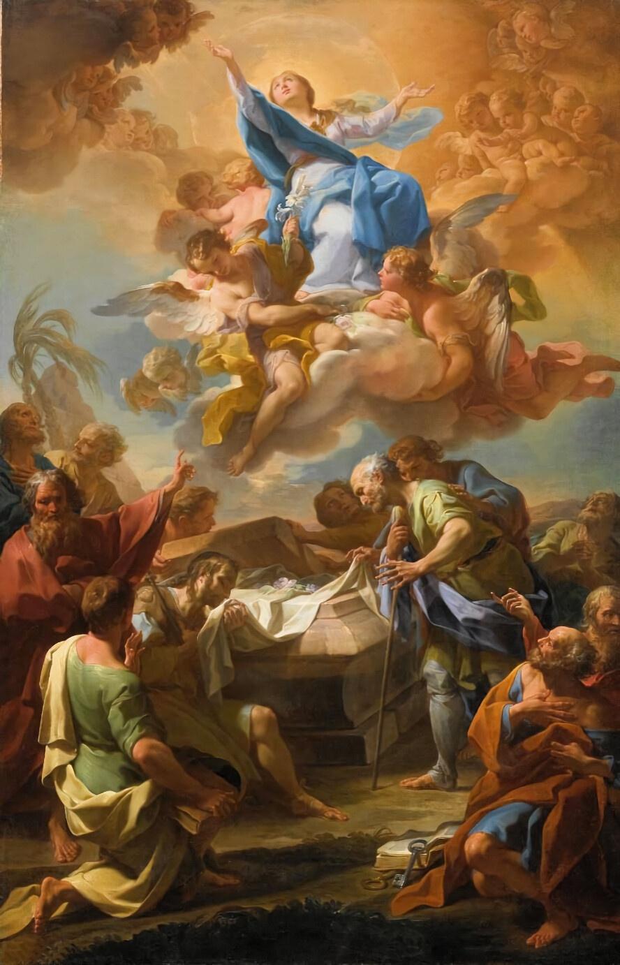 Bottega Di Corrado Giaquinto Assumption of the Virgin grande