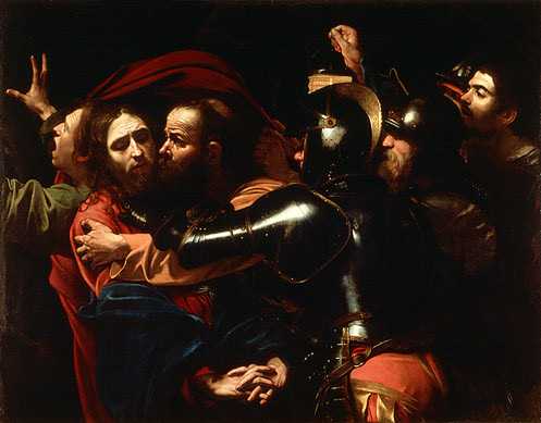bacio di giuda caravaggio